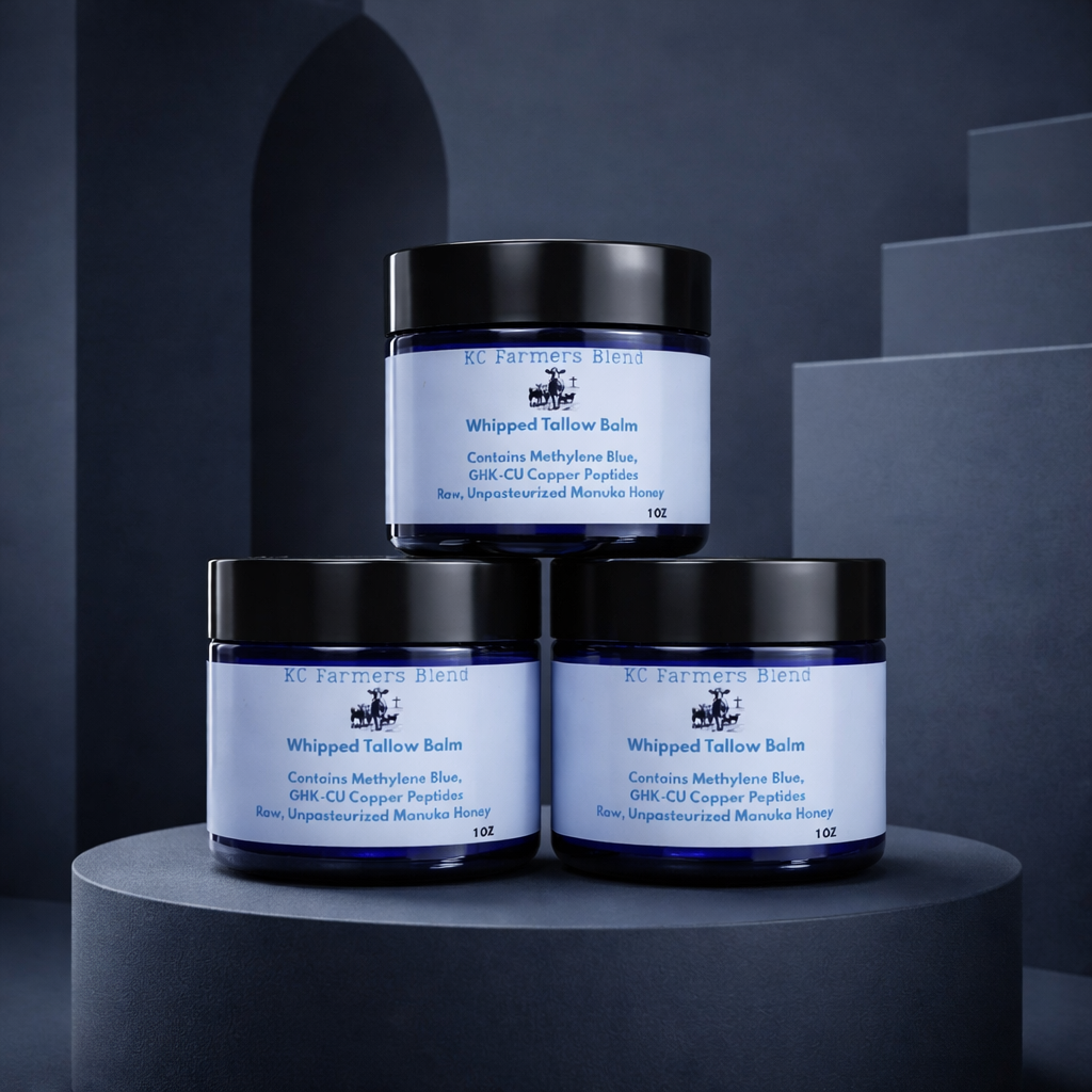 Whipped Tallow Balm with methylene Blue & copper peptides