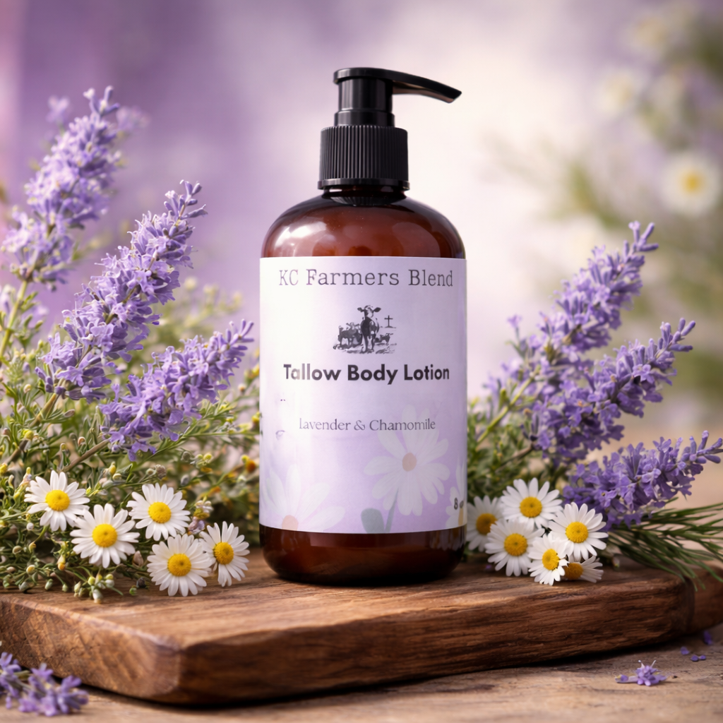  Lavender & Chamomile Tallow Body Lotion
