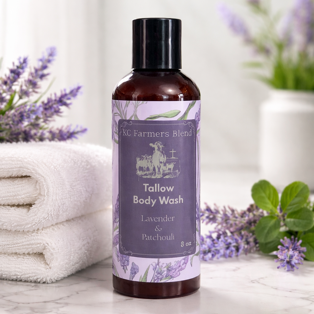 Lavender & Patchouli Tallow Body Wash