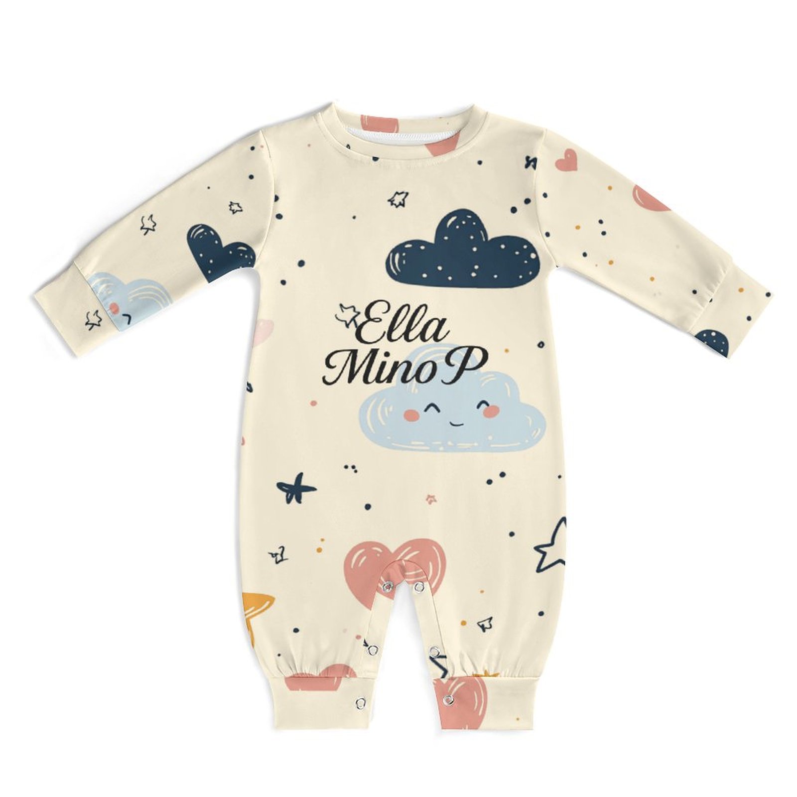 Tiny Tumbles Buttercream Romper