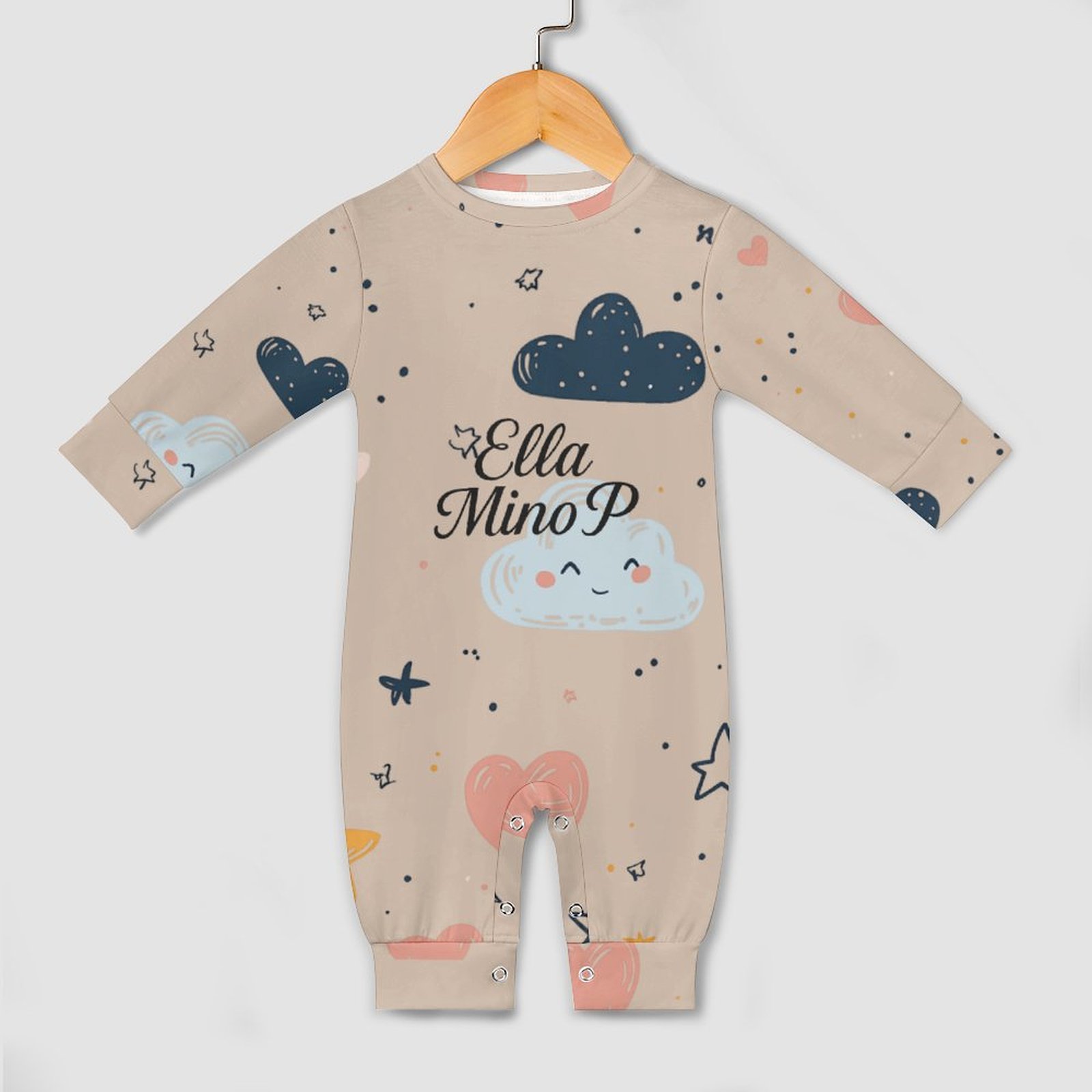 Tiny Tumbles Milk Mocha Romper