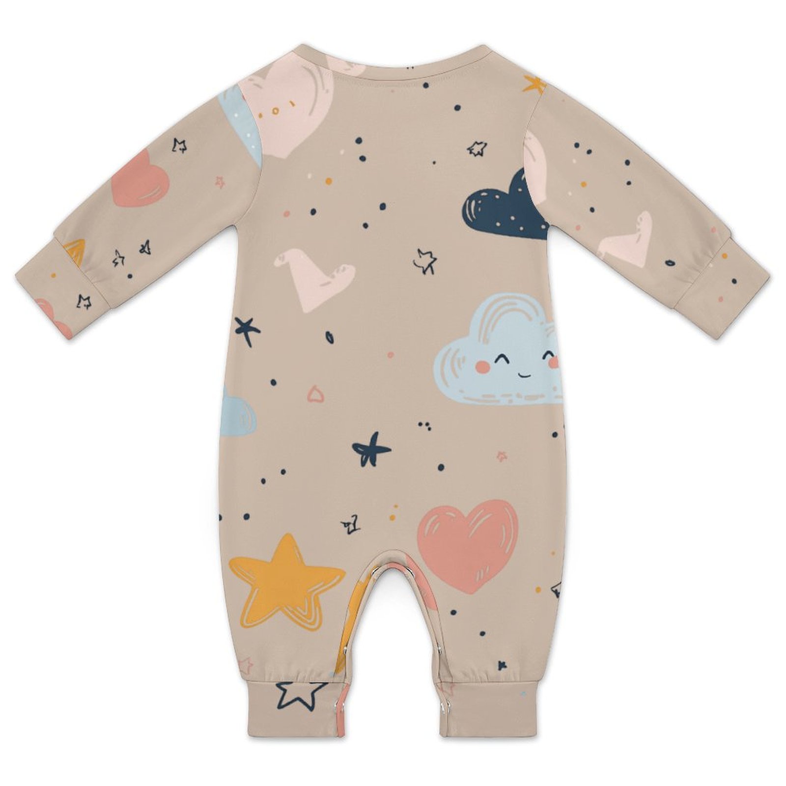 Tiny Tumbles Milk Mocha Romper