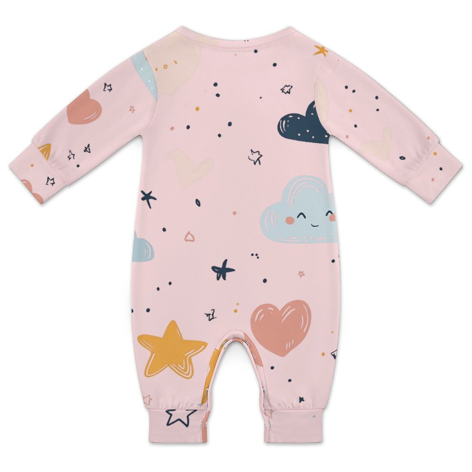 Tiny Tumbles Petal Pink Romper