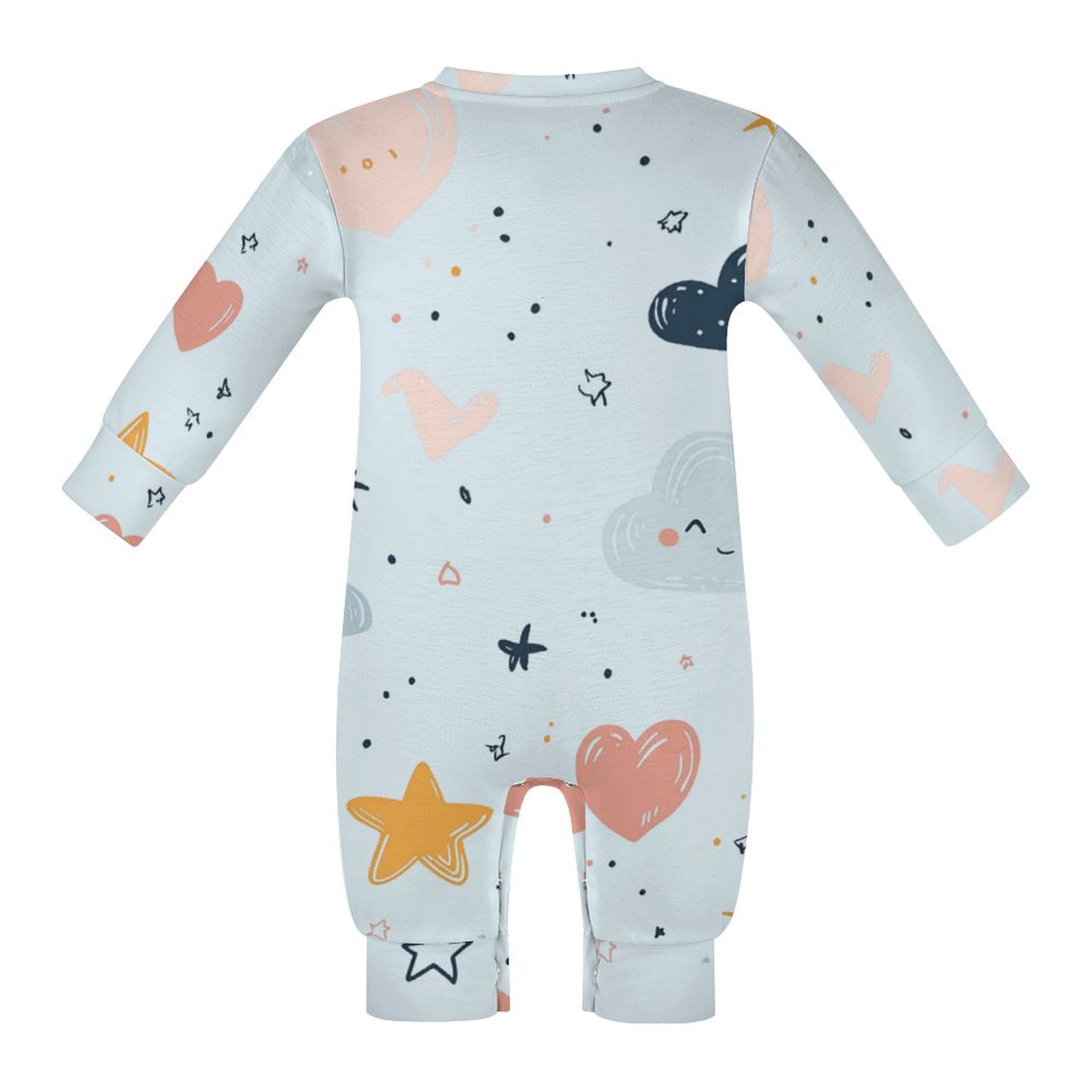 Tiny Tumbles Sky Mist Romper