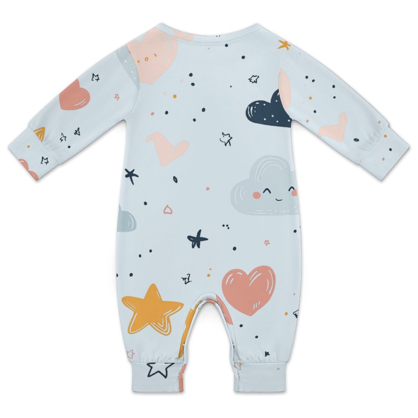 Tiny Tumbles Sky Mist Romper