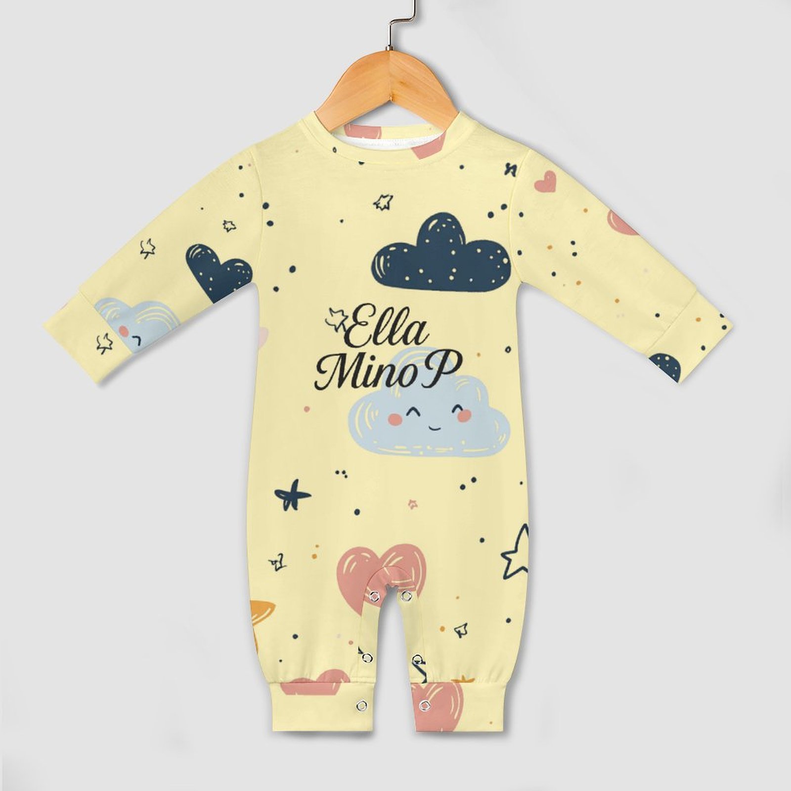 Tiny TumblesPastel Lemon Romper