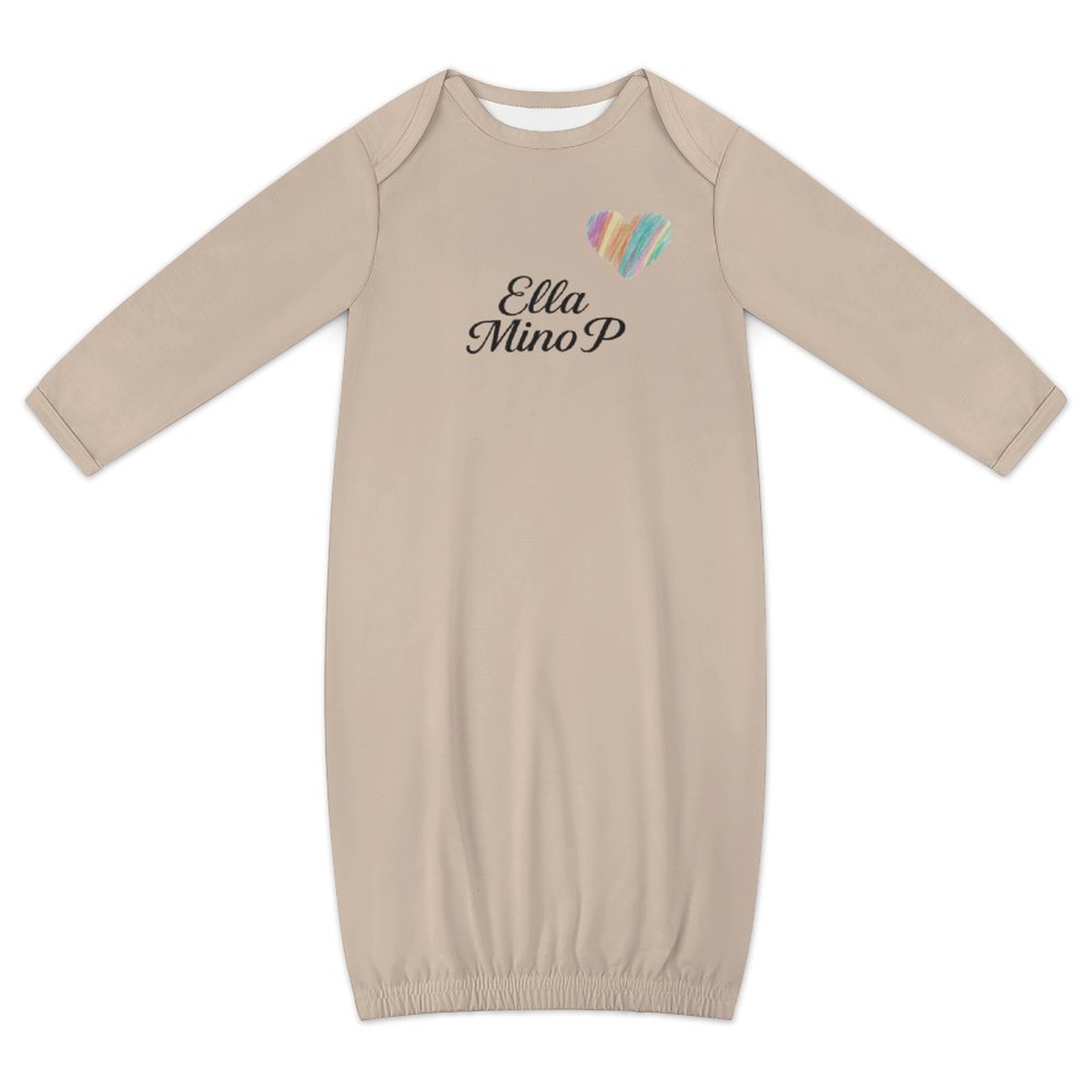 Baby Sleeper Gown Milk Mocha