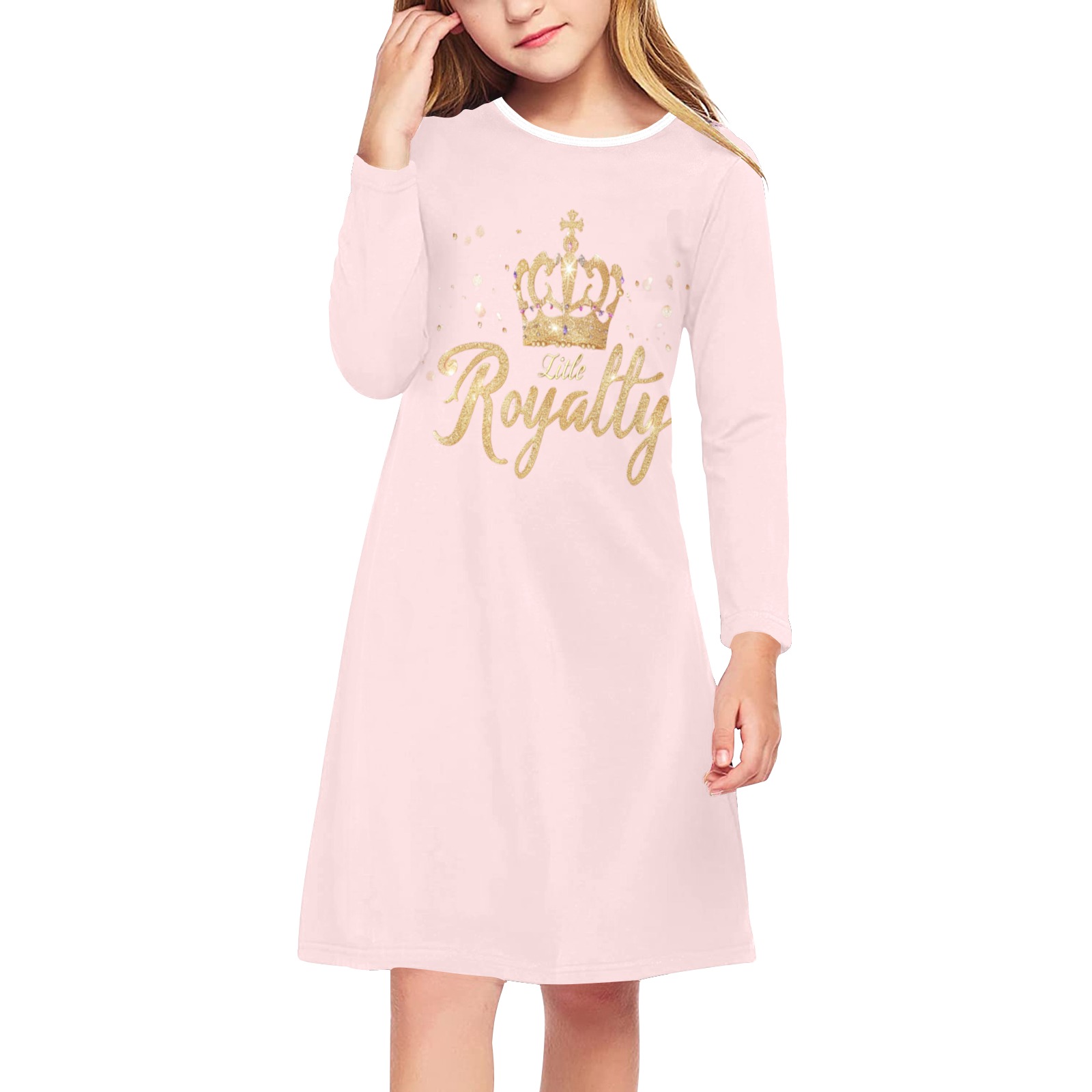 Little Royalty Girl's Dress Pink