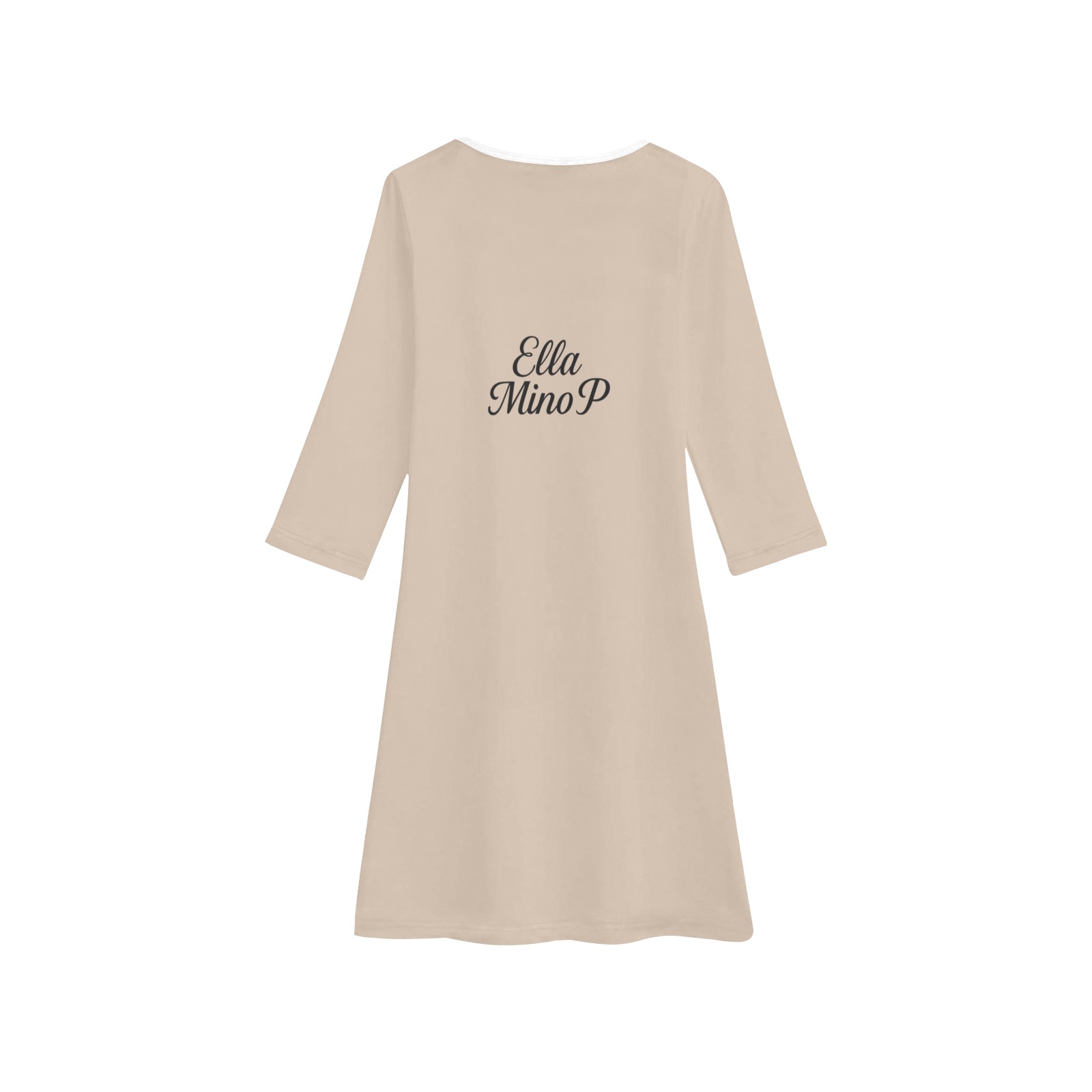 Little Royalty Girl's Dress Coffee