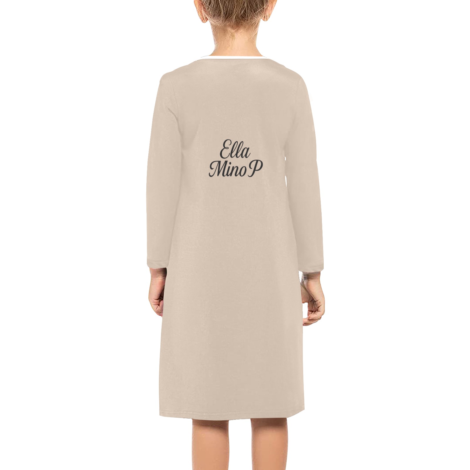 Little Royalty Girl's Dress Coffee