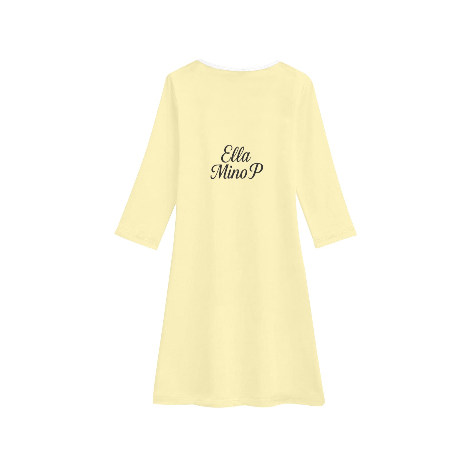 Yellow Casual Royalty Dress