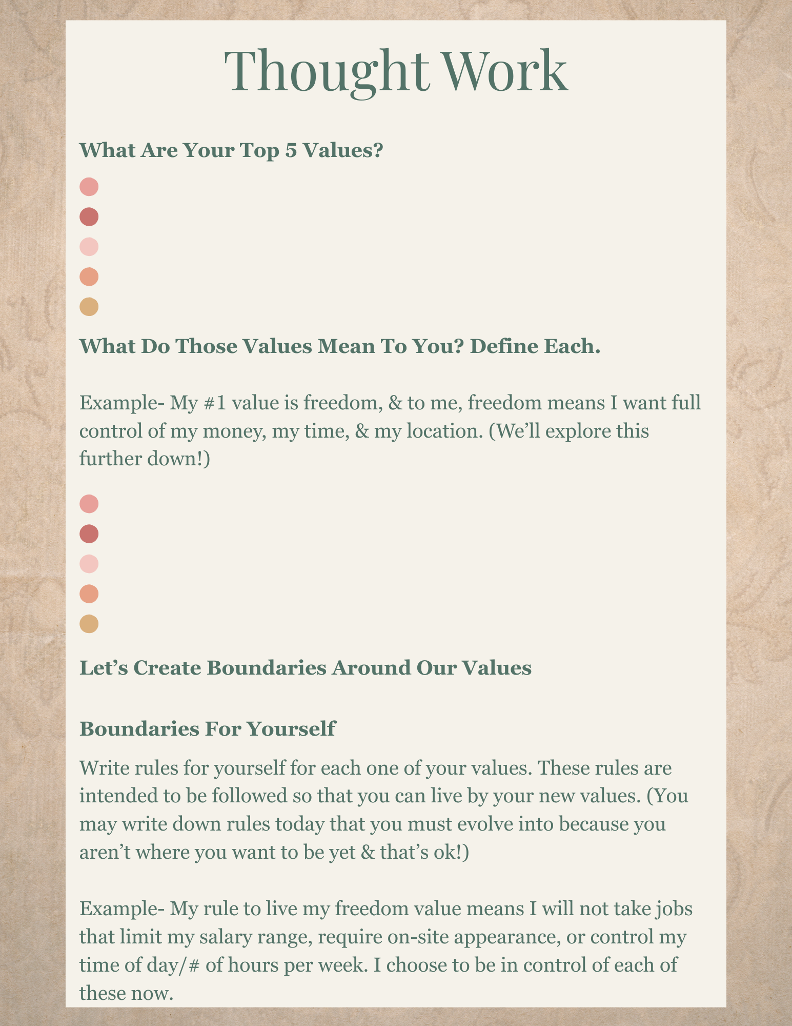 Power Of Values