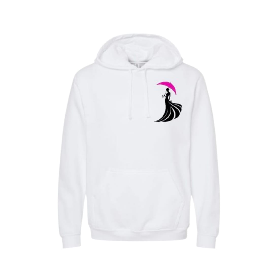 Pynk Parasol Hoodie - Adult- Left Chest