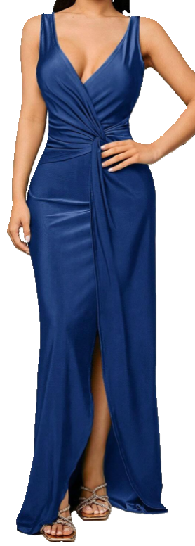 Elegant Blue Evening Gown