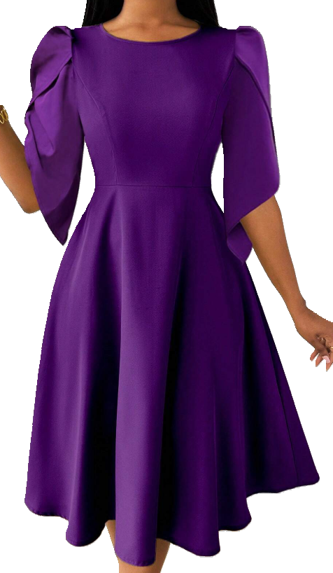 Elegant Purple Dress
