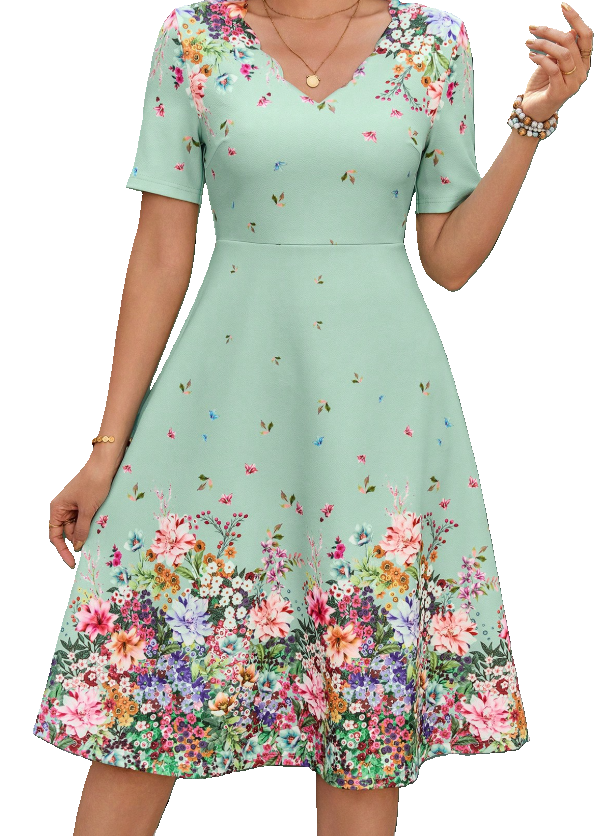 Floral Print Dress