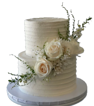 2Tier Wedding Cake 2