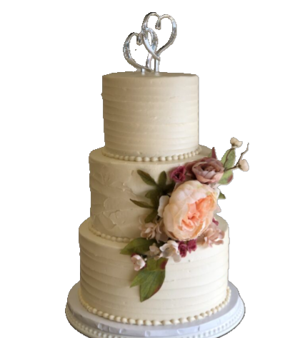 3 Tier Wedding Cake 4
