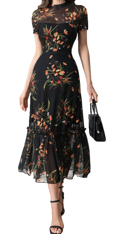 Floral Midi Dress