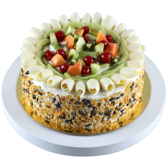 Round Cake Fruit Top 3