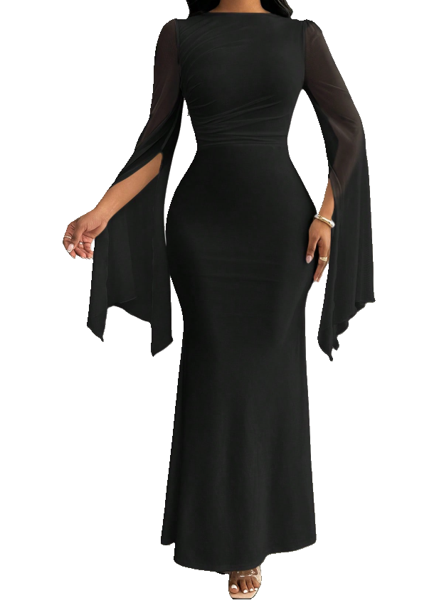 Elegant Black Evening Gown