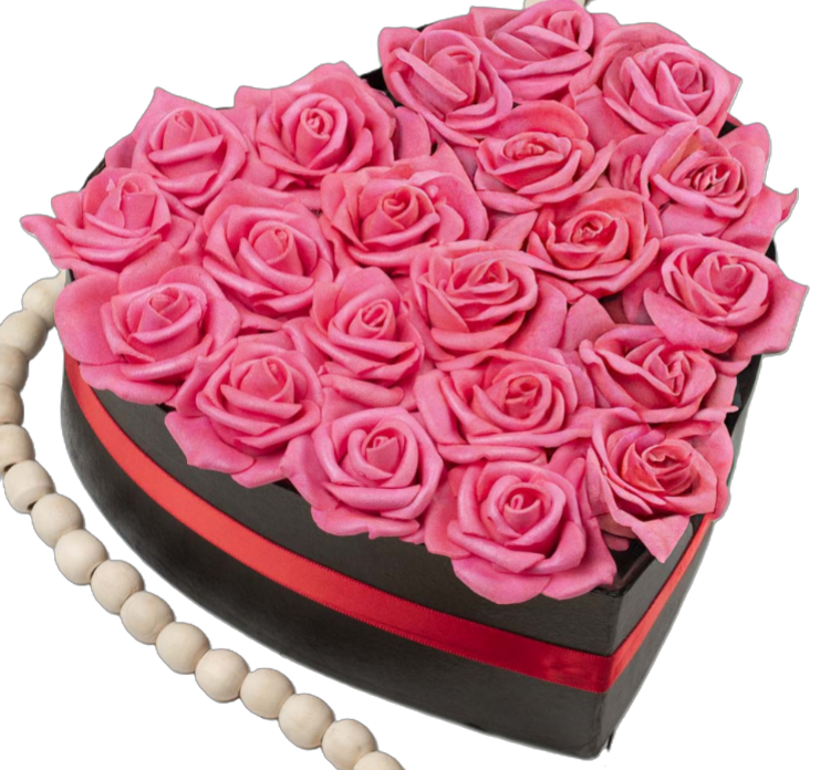 Heart-Shaped Rose Gift Box