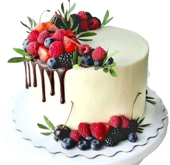 Triple Layer Cake Fruit Top 2