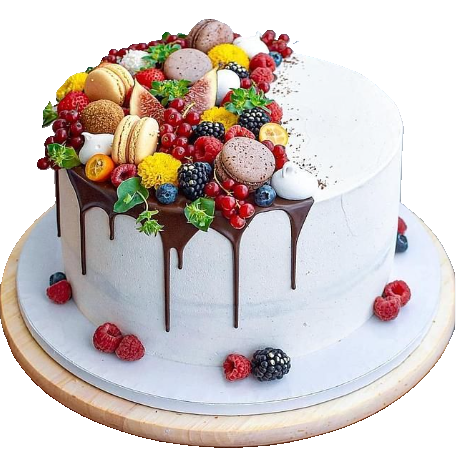 Triple Layer Cake Fruit Top 3