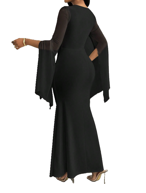Elegant Black Evening Gown
