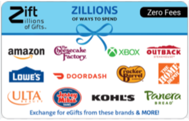 Zillions Gift Card