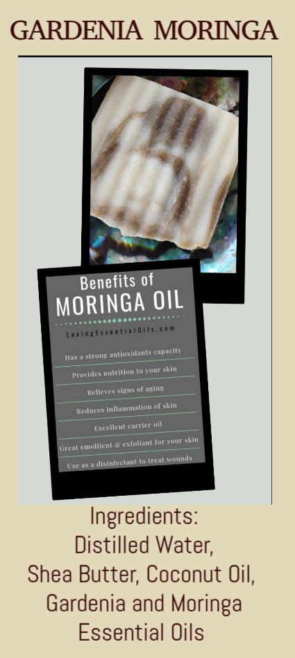Gardenia Moringa Organic Soap