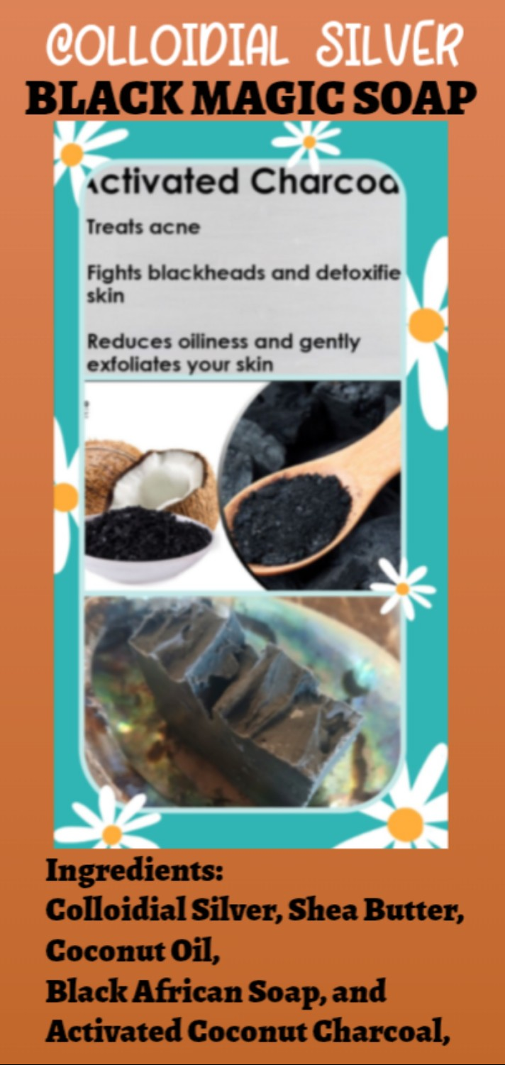 Black Seed Magic Colloidial Silver Organic Soap