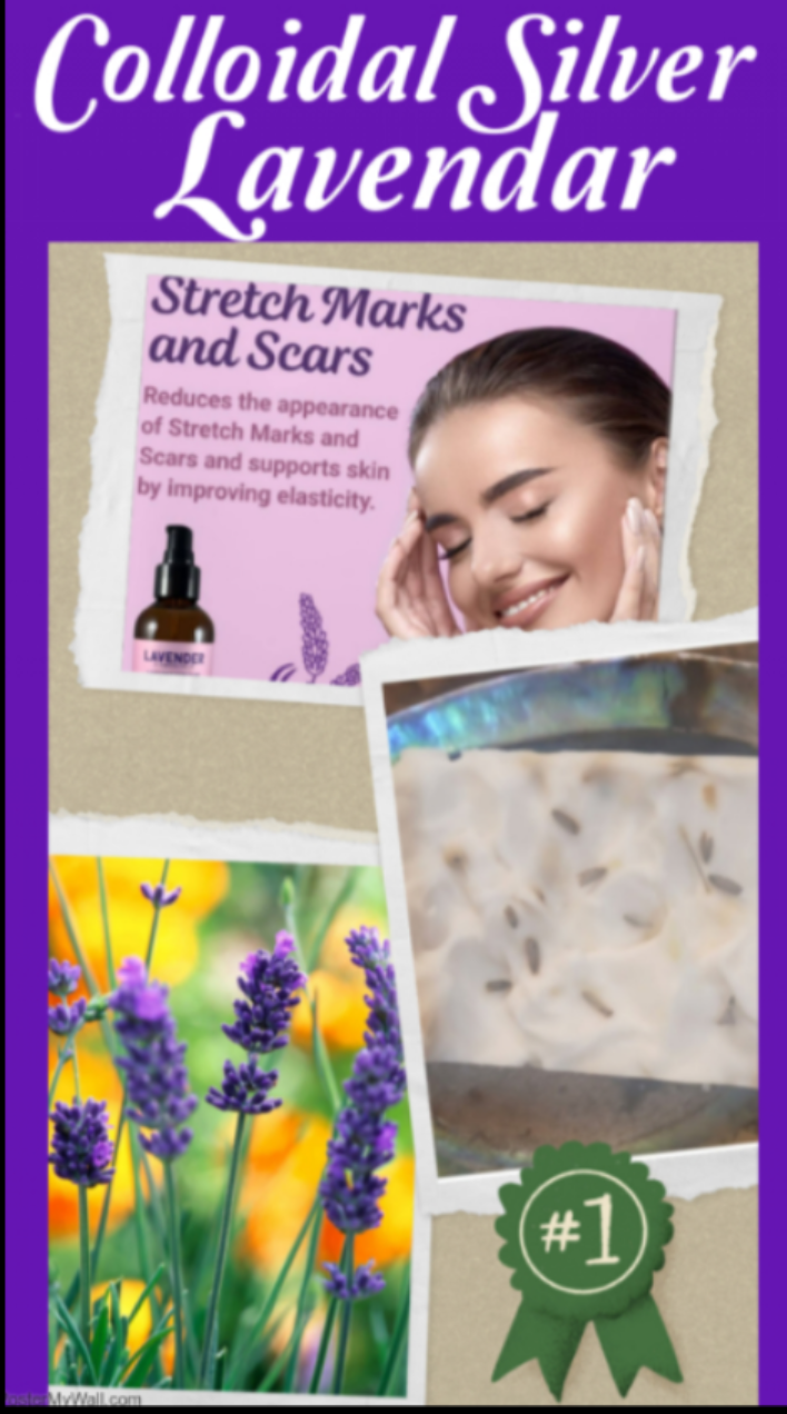 Lavender Colloidial Silver Organic Soap 