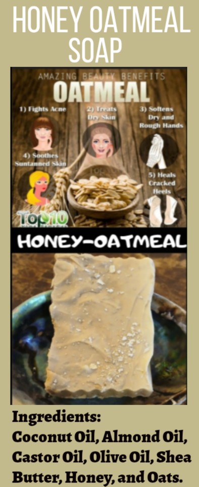 Honey-Oatmeal Organic Soap