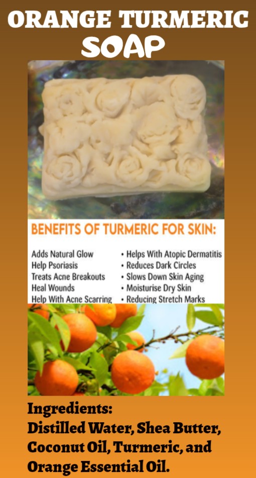 Organic Orange-Turmeric Soap