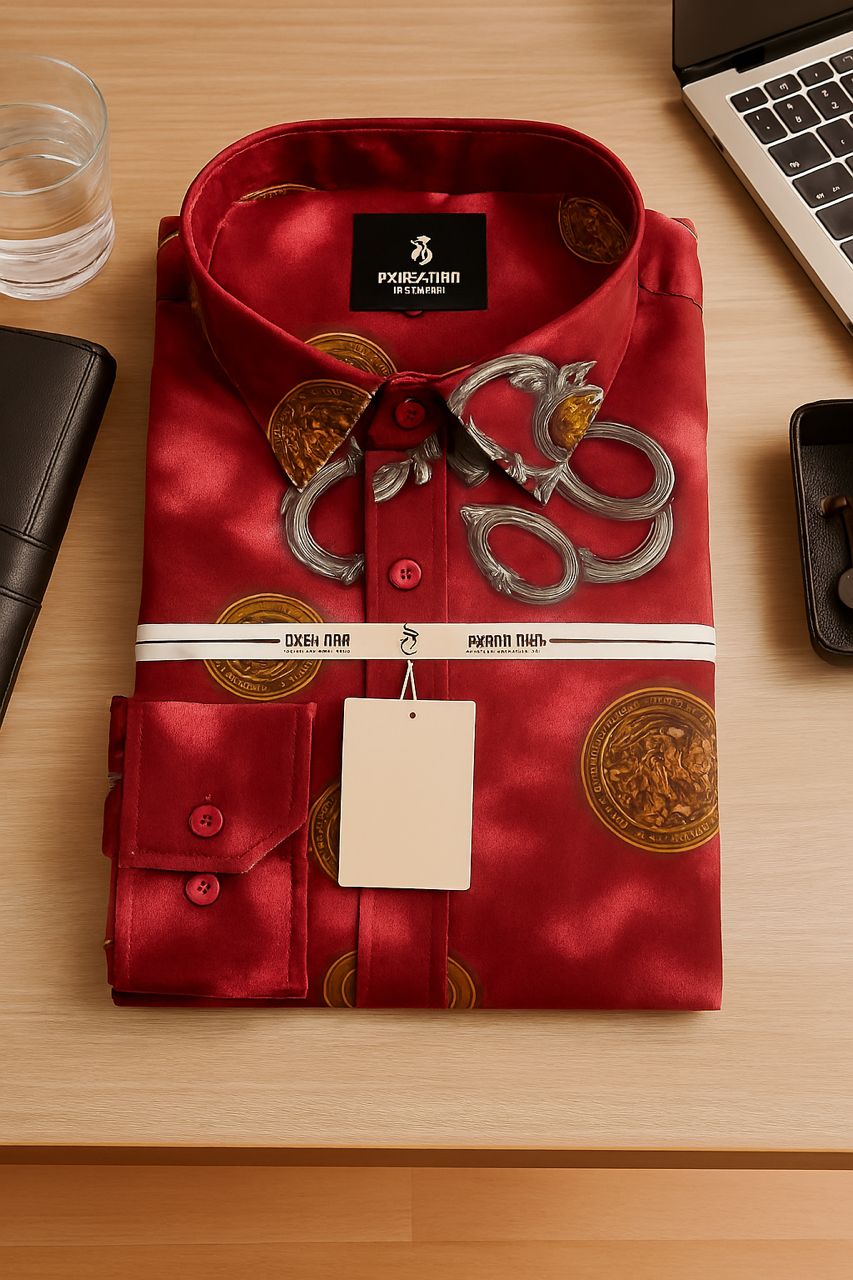 Men's Floral Dress Shirt