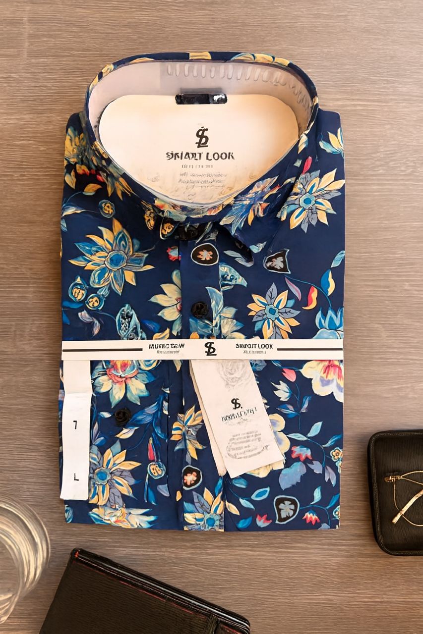 Men's Floral Dress Shirt