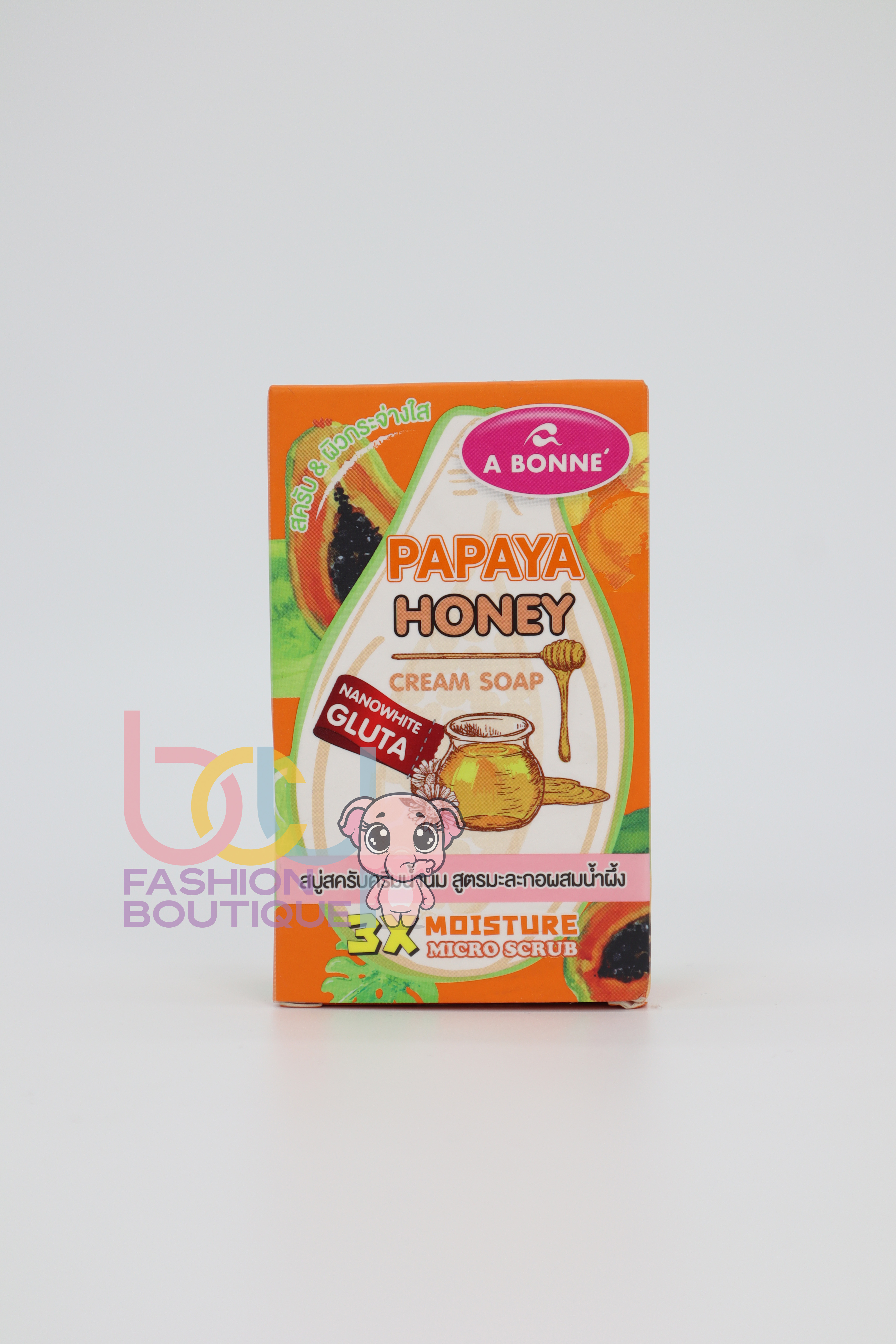 A Bonne' Papaya Honey Cream Soap
