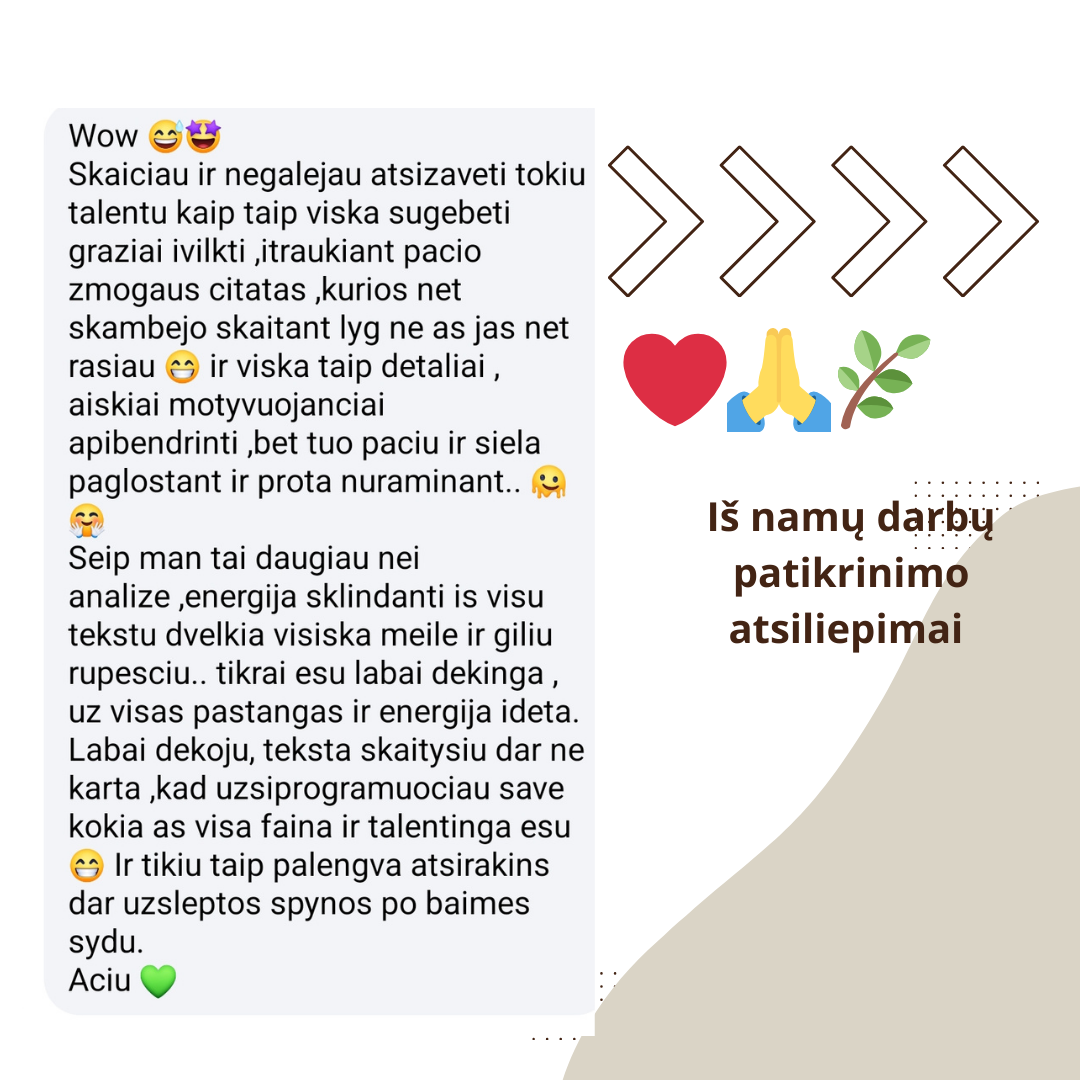 Individualūs Likimo matricos mokymai  gyvai Kaune 