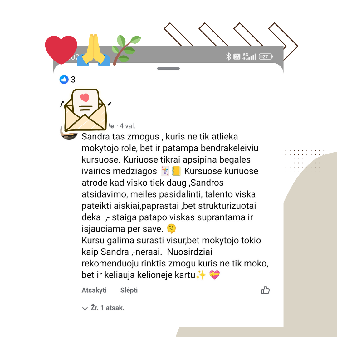 Individualūs Likimo matricos mokymai  gyvai Kaune 
