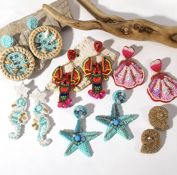 Handcrafted Beaded Earrings Collection