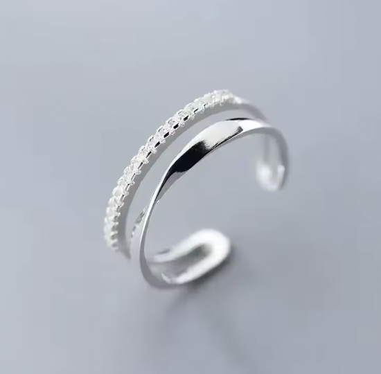 Adjustable Silver Ring