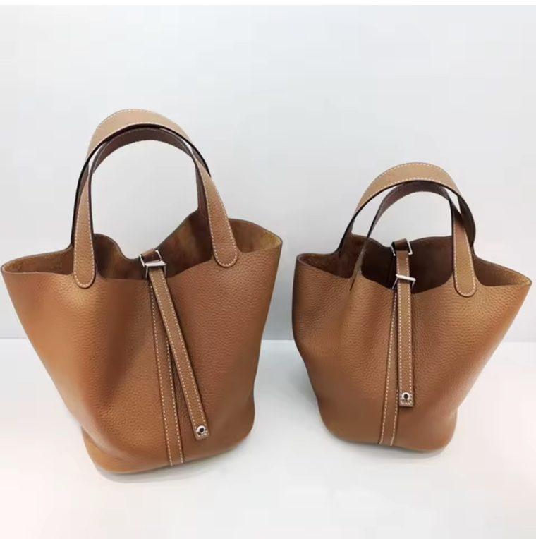 Brown Leather Tote Bag