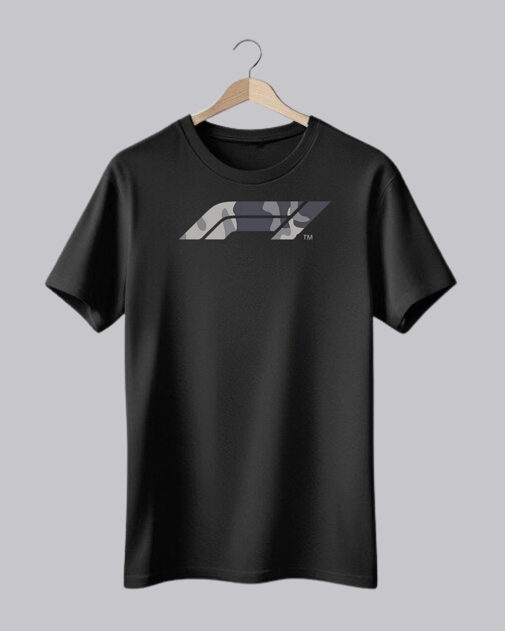 Black Graphic Printed T-Shirt