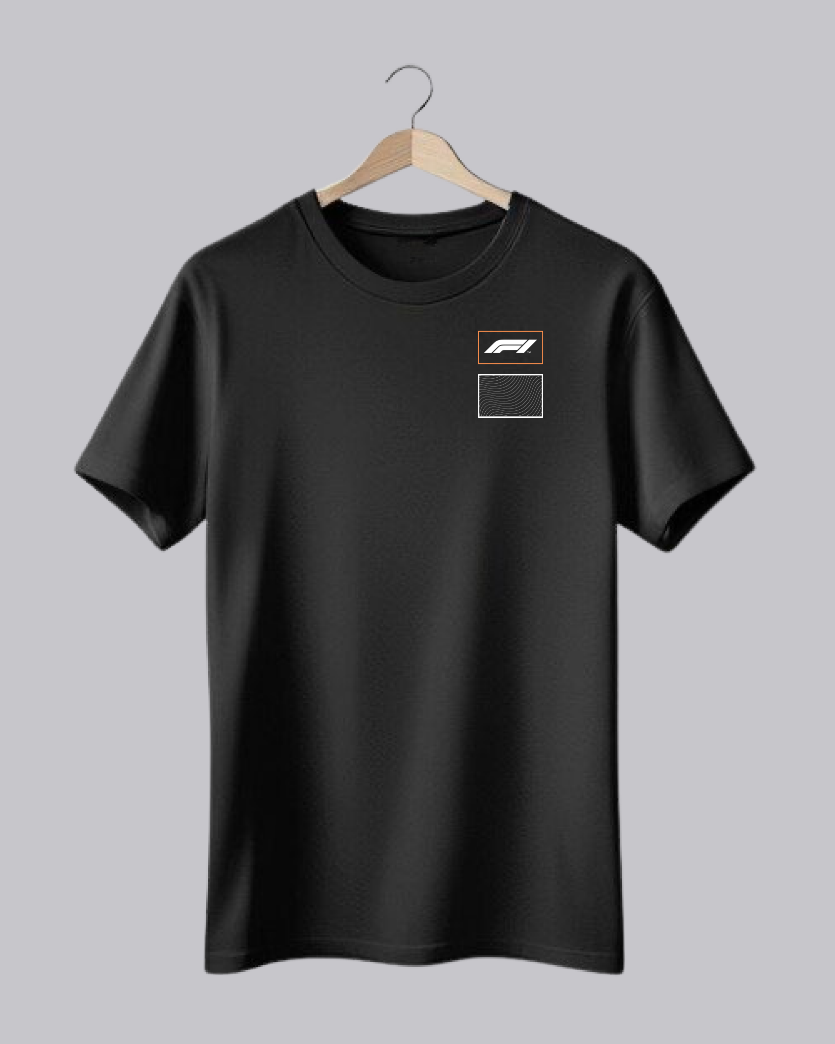 Black Graphic Printed T-Shirt