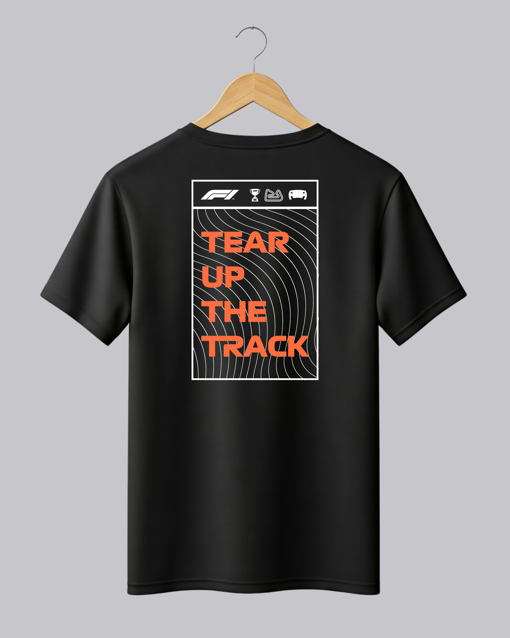 Black Graphic Printed T-Shirt