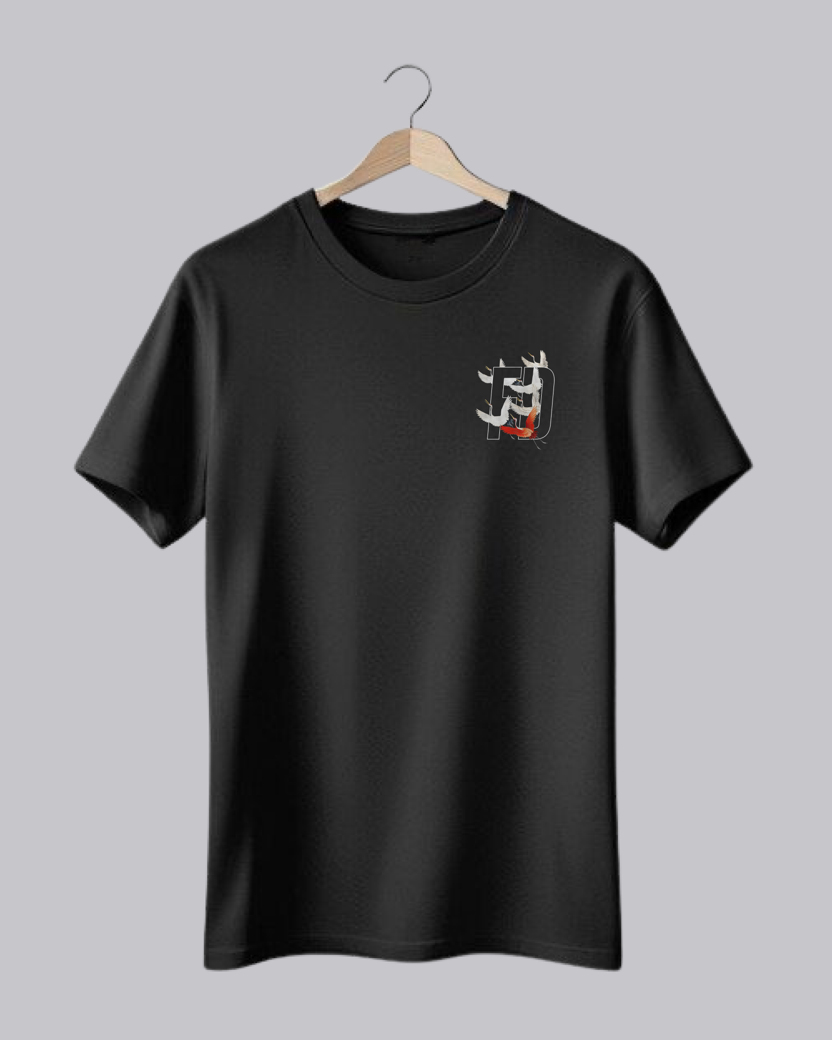 Graphic Black Door Chasers Printed T-Shirt