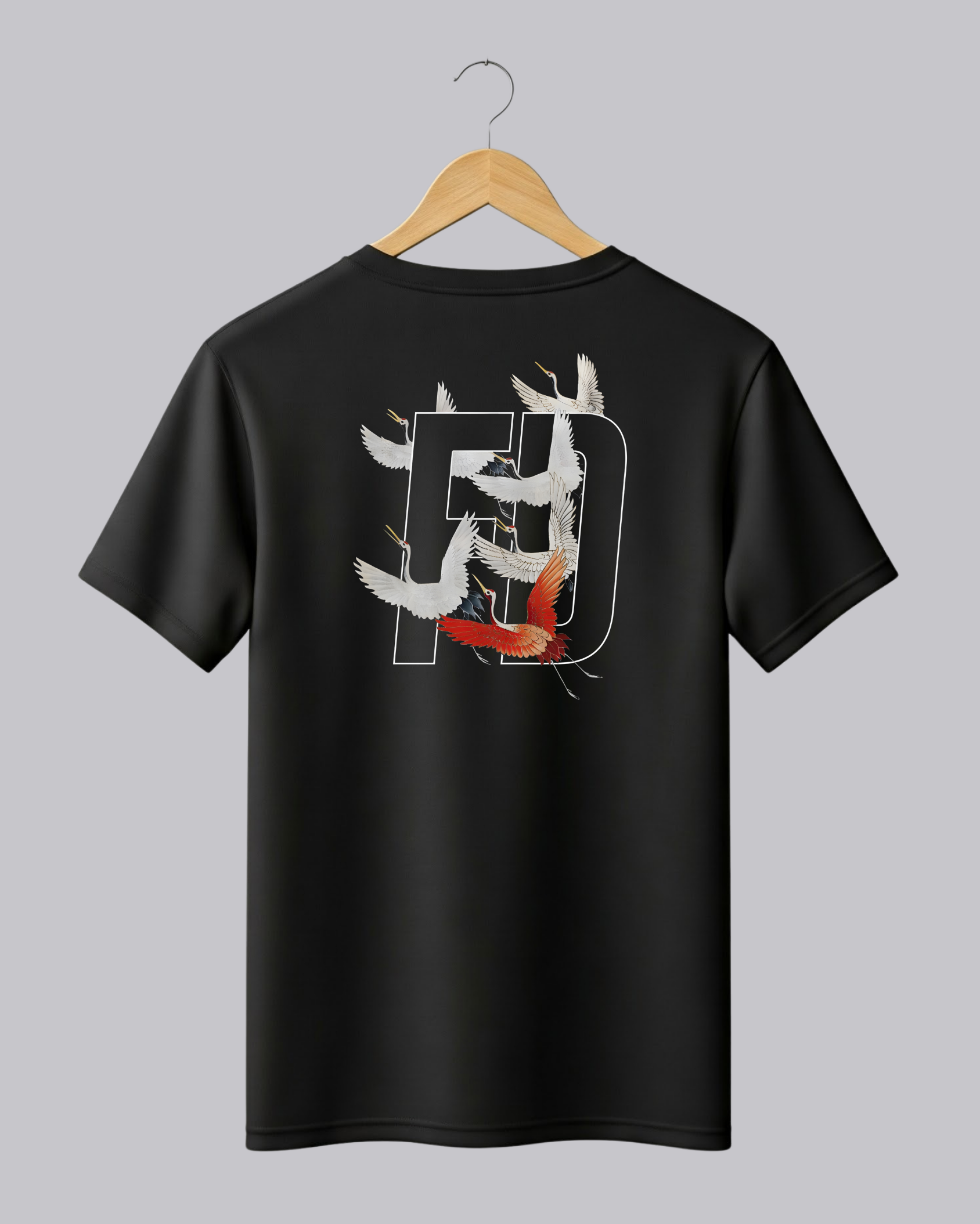 Graphic Black Door Chasers Printed T-Shirt