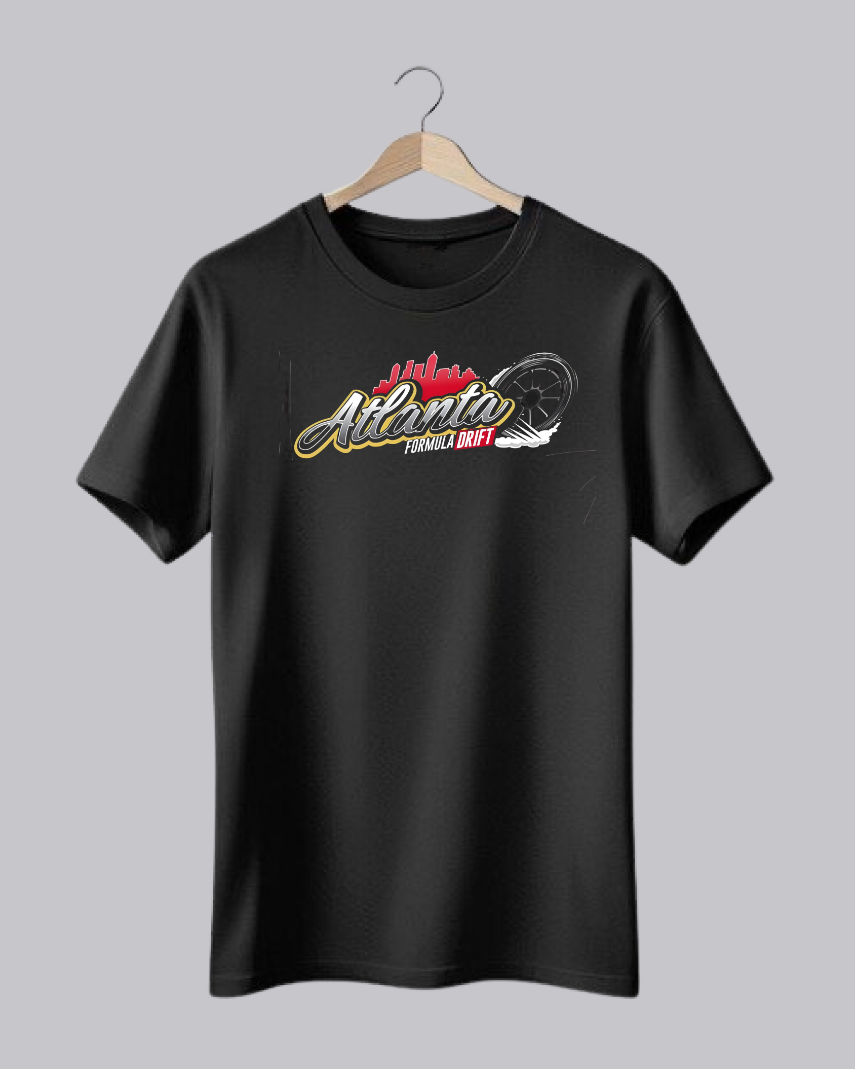 Atlanta Themed Black Printed T-shirt