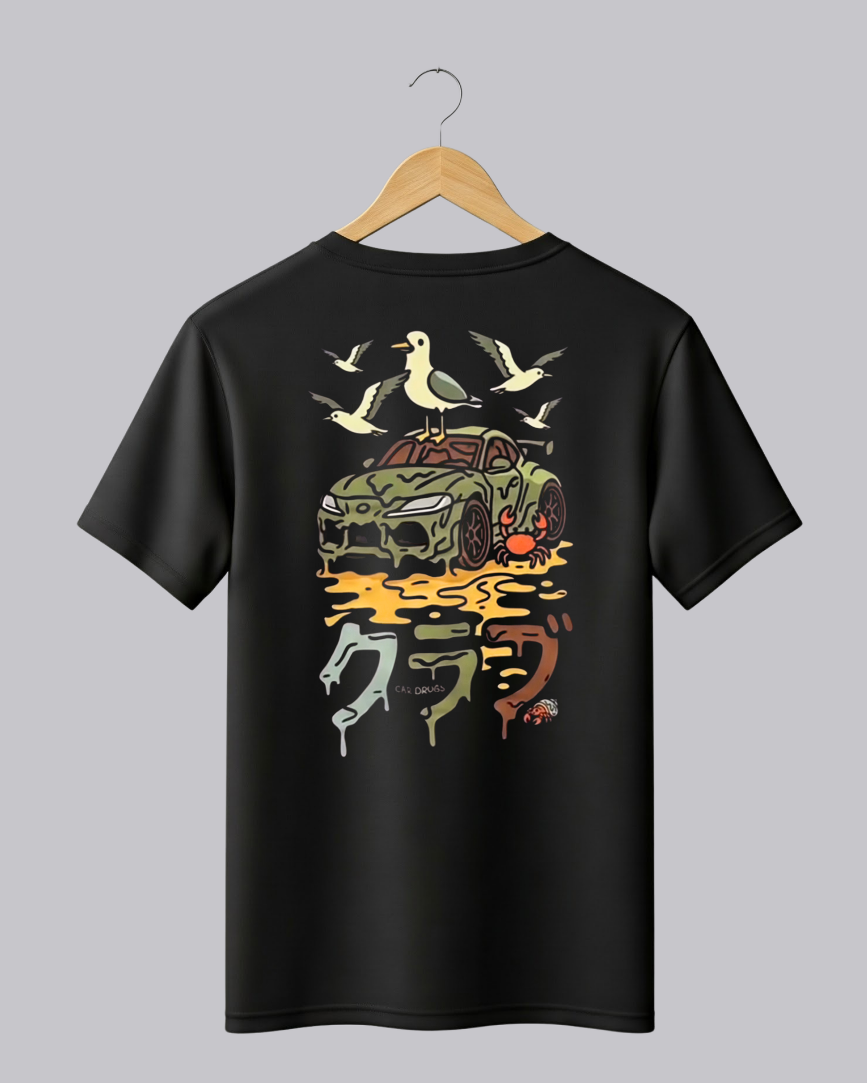 Black T-Shirt with FD Printed Logo